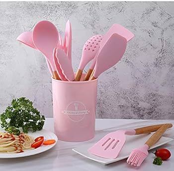 Utensilios Para Cocina De Silicona Bambú
