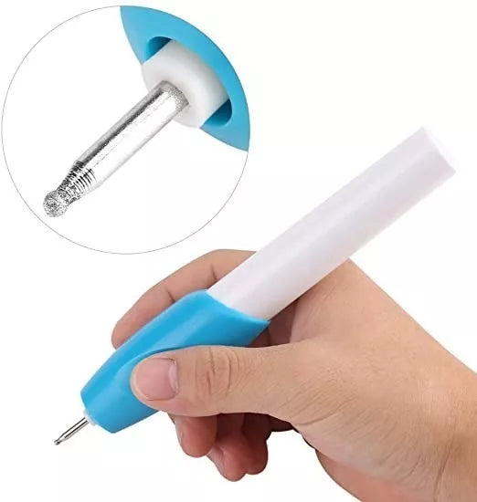 Lápiz Grabador Tallador Metal Plástico Vidrio Madera Cuero