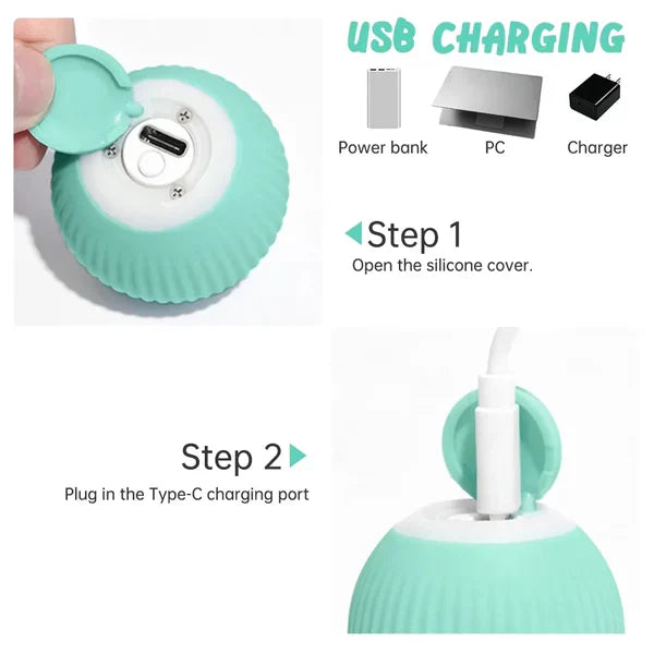 Pelota usb juguete para gato