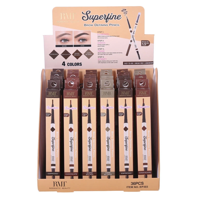Pack 36 unidades DELINEADOR DE CEJAS Superfine