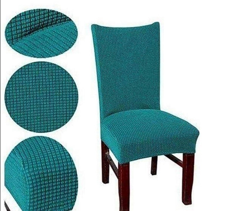 Juego de fundas de sillas texturizadas
